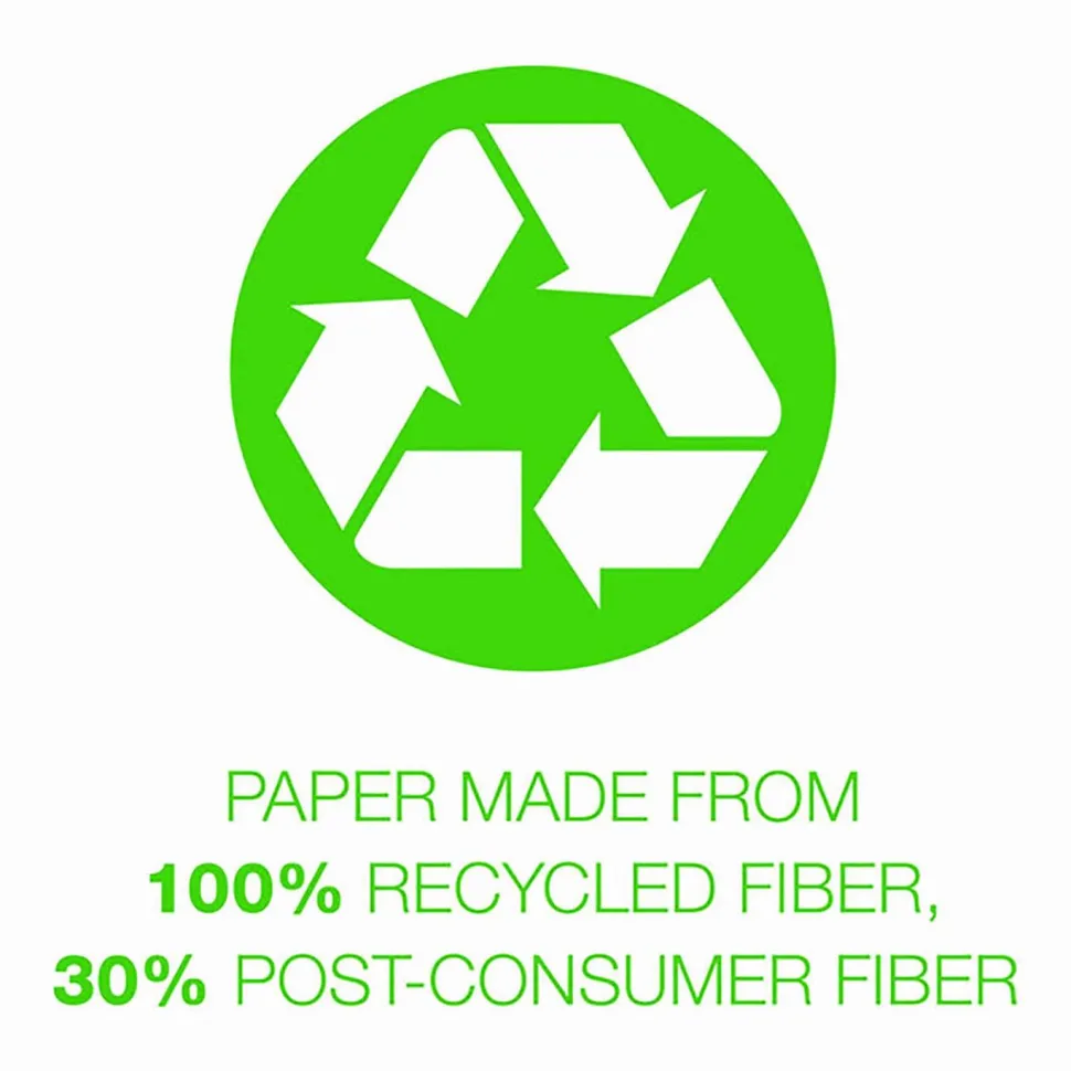 TOPS Second Nature Recycled Ruled Pads, Wide/Legal Rule, (50) Canary Yellow 8.5 x 11 Sheets, Dozen