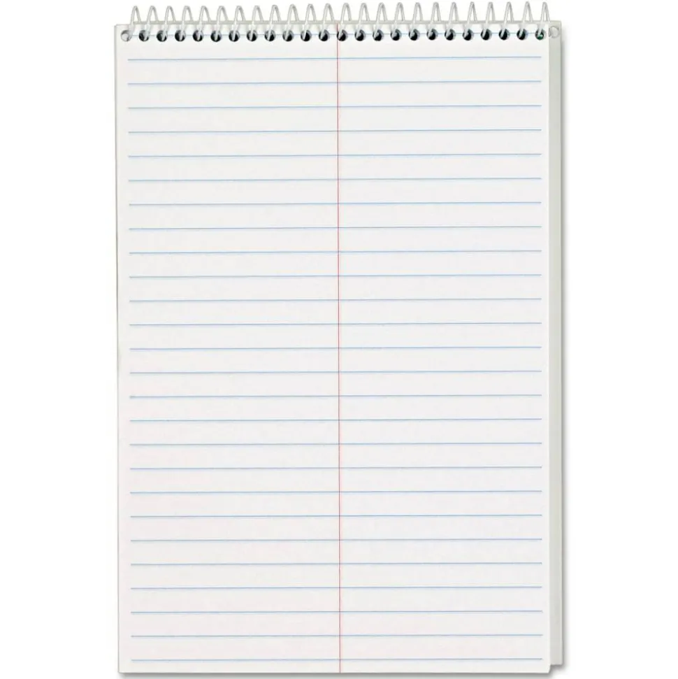TOPS Steno Books, 6" x 9", Gregg Ruled, 80 Sheets, White, Pack Of 4