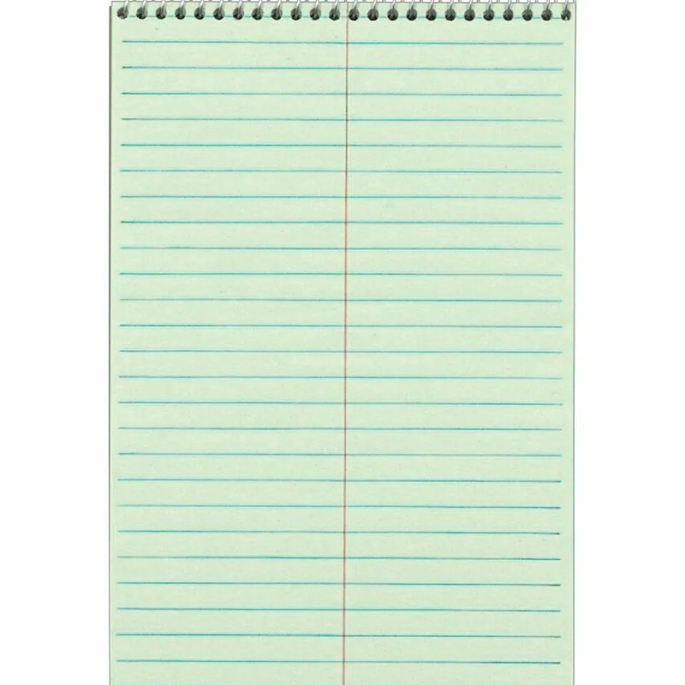 TOPS Steno Book, 6" x 9", Gregg Ruled, 80 Sheets, Green