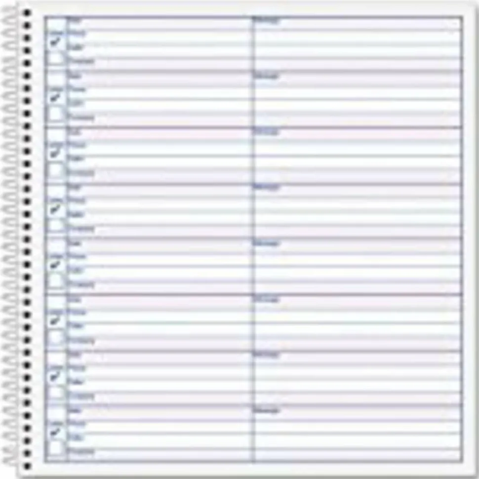 TOPS Voice Message Log Book