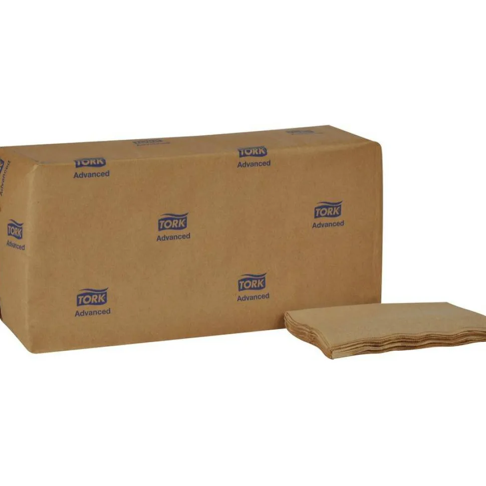 Tork Advanced Soft Minifold Dispenser Napkins, 1-Ply, 13 x 12, Natural, 6,000/Carton
