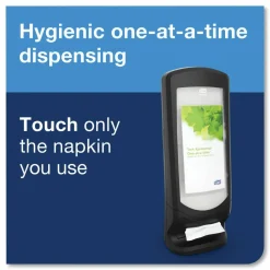 Tork Xpressnap Stand Napkin Dispenser, 9.25 x 9.25 x 24.5, Black