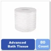 Tork Advanced Bath Tissue, Septic Safe, 2-Ply, White, 500 Sheets/Roll, 80 Rolls/Carton