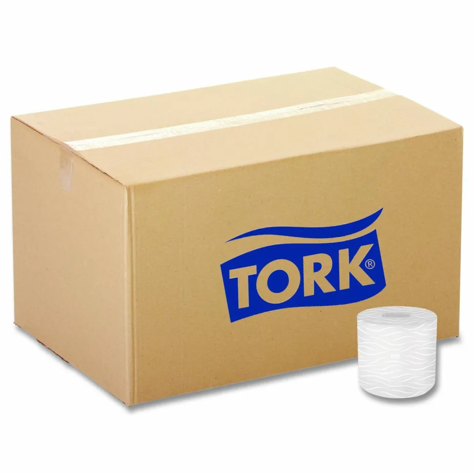 Tork Advanced Bath Tissue, Septic Safe, 2-Ply, White, 500 Sheets/Roll, 80 Rolls/Carton
