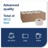 Tork Advanced Jumbo Bath Tissue, Septic Safe, 2-Ply, 3.48" x 751 ft, White, 12 Rolls/Carton