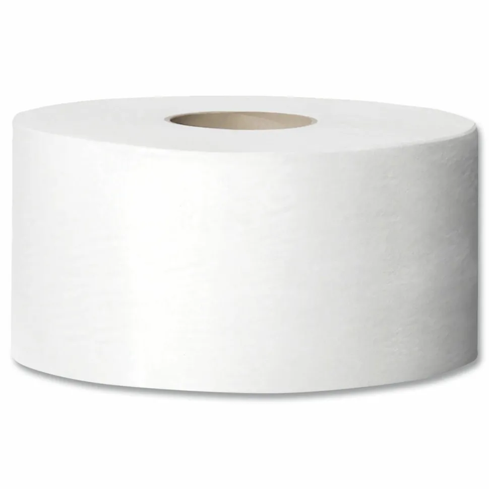 Tork Advanced Mini-Jumbo Roll Bath Tissue, Septic Safe, 2-Ply, 3.48" x 751 ft, White, 12 Rolls/Carton