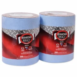 Tork Advanced ShopMax Wiper 450, Centerfeed Refill, 9.9x13.1, Blue, 200/Roll, 2 Rolls/Carton