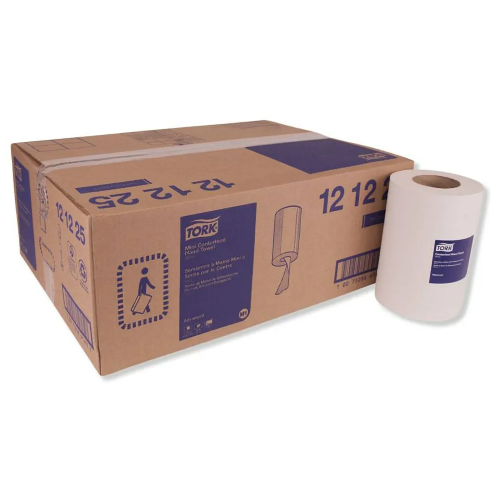 Tork Advanced Soft Mini Centerfeed Hand Towel, 2-Ply, 8.3 x 11.8, 266/Roll, 12 Rolls/Carton