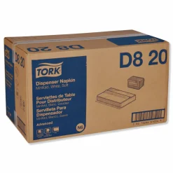 Tork Advanced Soft Minifold Dispenser Napkins, 1-Ply, 13 x 12, White, 6,000/Carton