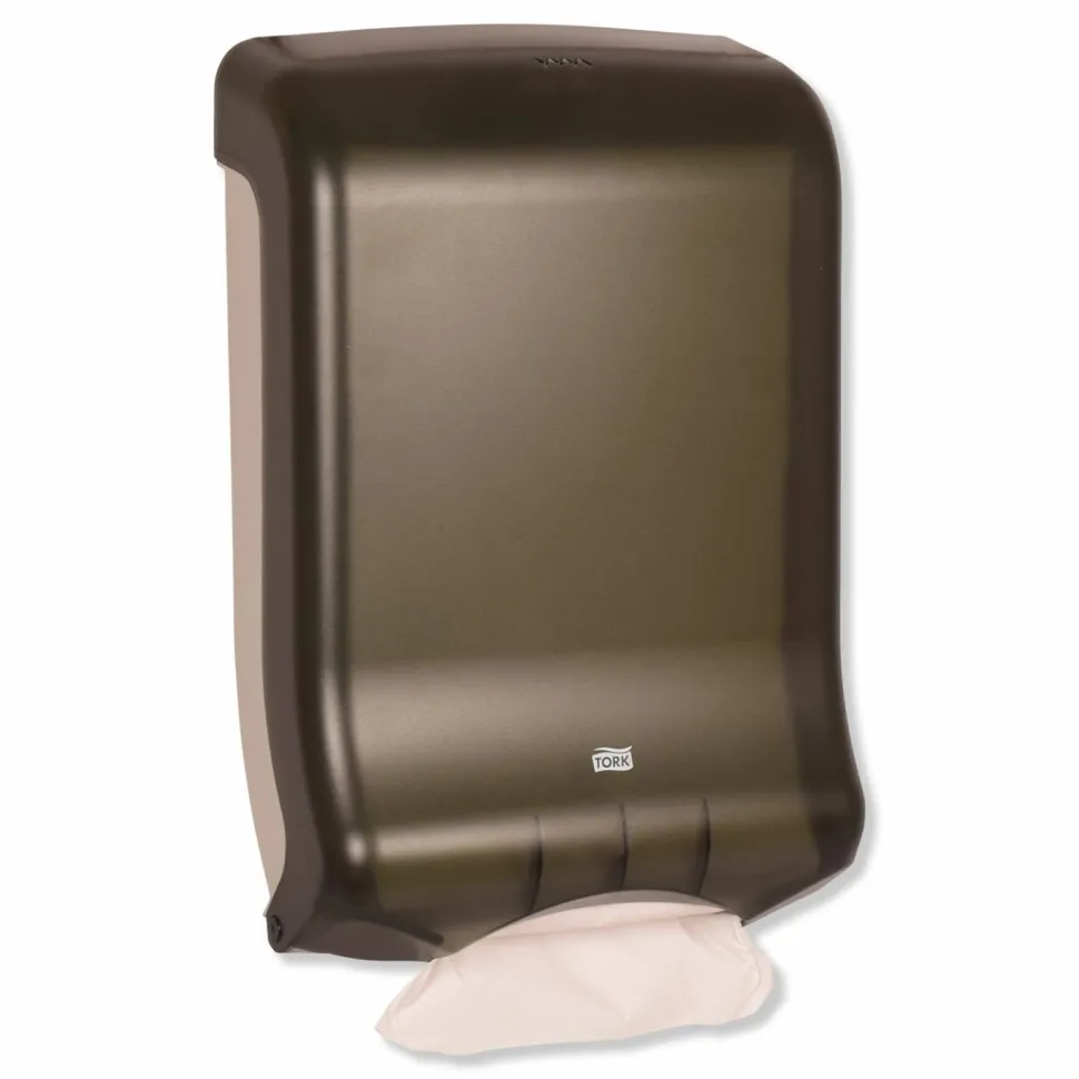 Tork Folded Towel Dispenser, 11.75 x 6.25 x 18, Smoke