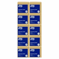 Tork Impact Lightweight Microfiber Cloths, 16 x 16, White, 240/Carton