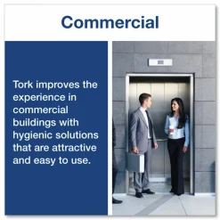 Tork Impact Lightweight Microfiber Cloths, 16 x 16, White, 240/Carton