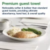 Tork LinStyle Dinner Napkin, 1-Ply, 15 x 16, White, 1,000/Carton