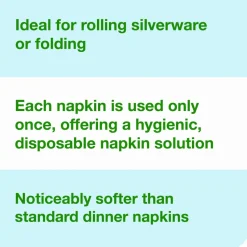 Tork LinStyle Valet Guest Towel, 1-Ply, 11.5 x 17, White, 100/Pack, 5 Packs/Carton