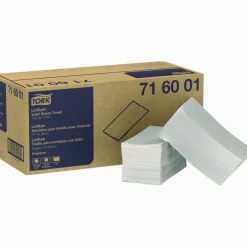 Tork LinStyle Valet Guest Towel, 1-Ply, 11.5 x 17, White, 100/Pack, 5 Packs/Carton