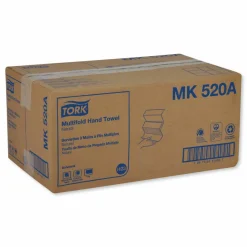 Tork Multifold Hand Towel, 1-Ply, 9.13 x 9.5, Natural, 250/Pack, 16 Packs/Carton