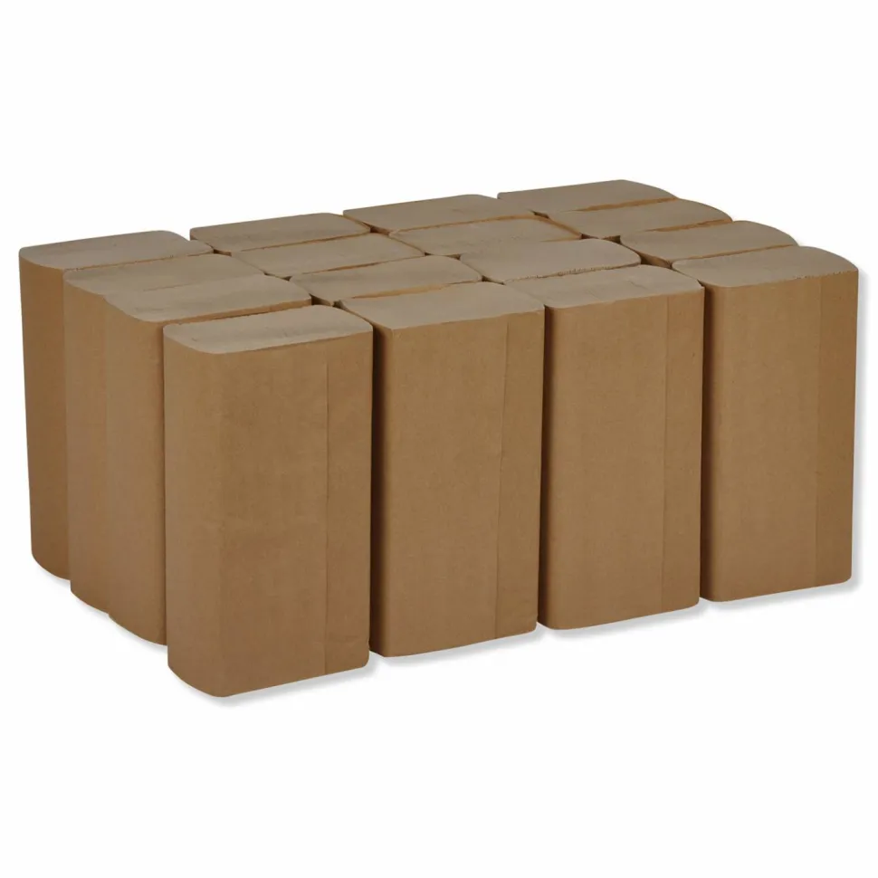 Tork Multifold Hand Towel, 1-Ply, 9.13 x 9.5, Natural, 250/Pack, 16 Packs/Carton