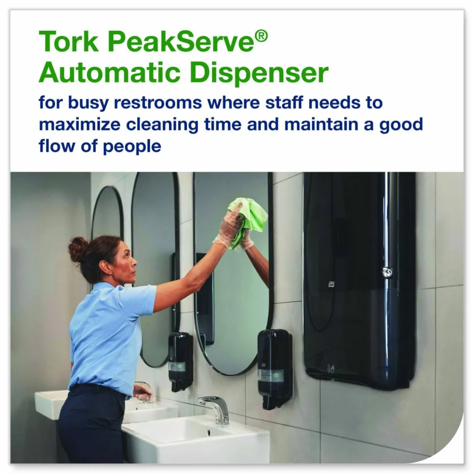 Tork PeakServe Automatic Continuous Paper Hand Towel Dispenser, 14.47 x 4.04 x 25.15, White