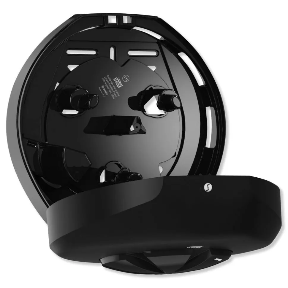 Tork 3 Roll Bath Tissue Roll Dispenser for OptiCore, 14.12 x 6.31 x 14.56, Black