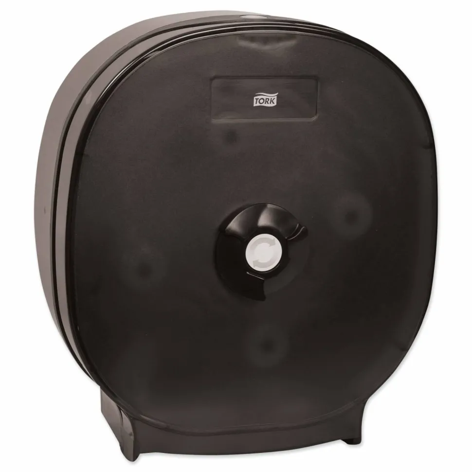 Tork 4-Roll Tissue Dispenser, 15 x 6 x 13.7, Translucent Black