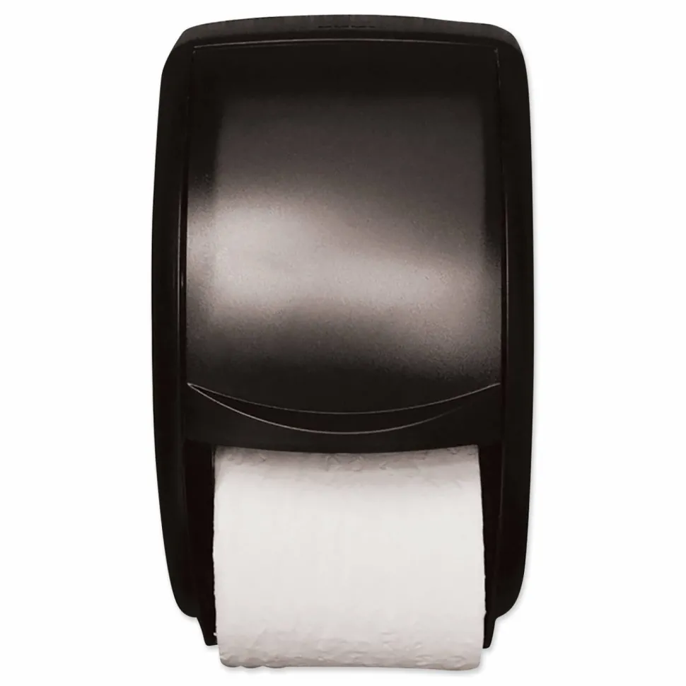 Tork Twin Standard Roll Bath Tissue Dispenser, 7.5 x 7 x 12.75, Smoke