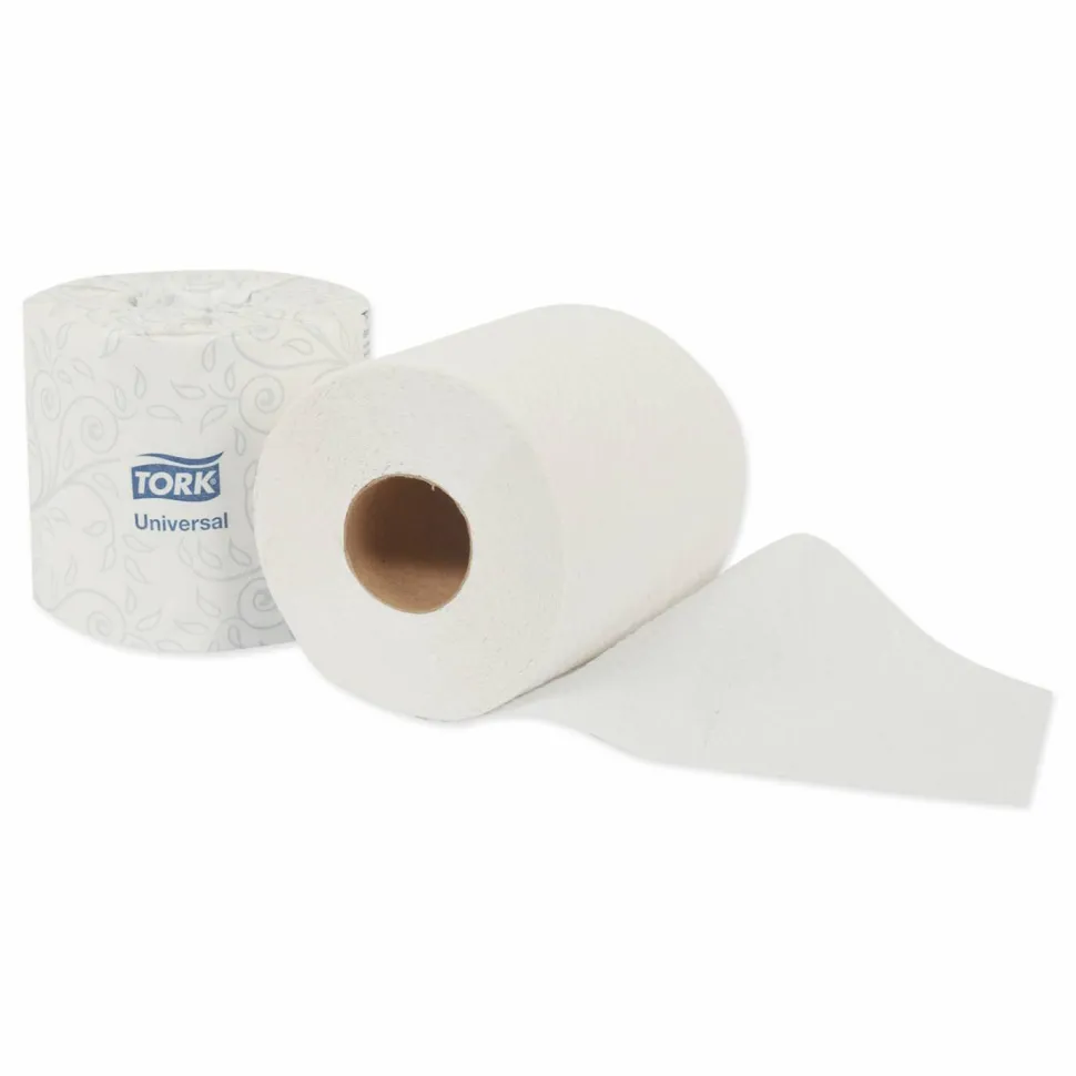 Tork Universal Bath Tissue, Septic Safe, 2-Ply, White, 500 Sheets/Roll, 48 Rolls/Carton