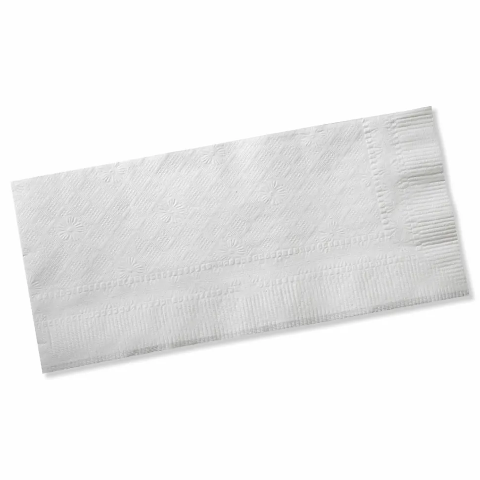 Tork Universal Dinner Napkins, 1-Ply, 15 x 17, 1/8 Fold, White, 3000/Carton