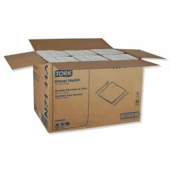 Tork Universal Dinner Napkins, 1-Ply, 17 x 17, 1/4 Fold, White, 4008/Carton