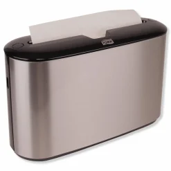 Tork Xpress Countertop Towel Dispenser, 12.68 x 4.56 x 7.92, Stainless Steel/Black