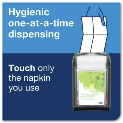 Tork Xpressnap Fit Napkin Dispenser, Tabletop, 4.4 x 5.6 x 6.7, Black