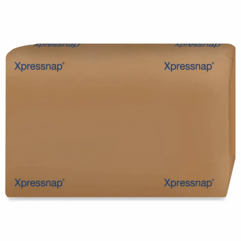 Tork Xpressnap Interfold Dispenser Napkins, 1-Ply, Bag-Pack, 13 x 8.5, Natural, 500/Pack, 12 Packs/Carton