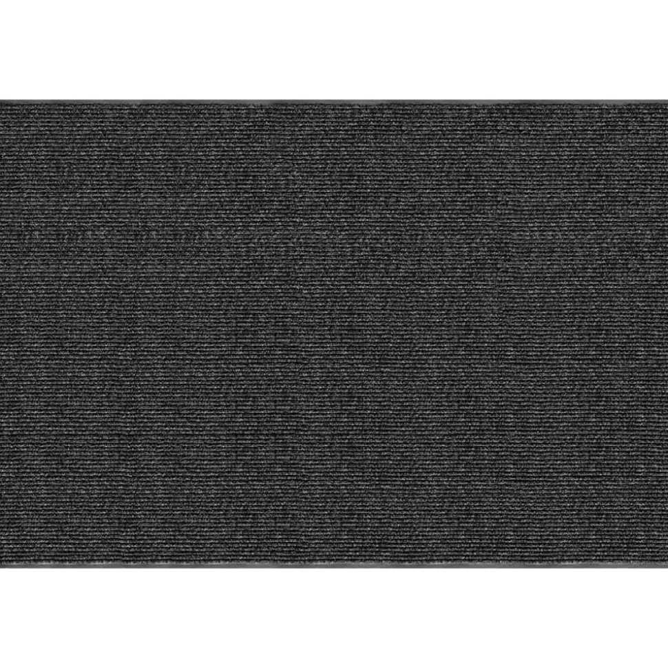 Tough Rib Floor Mat, 4' x 6', Charcoal