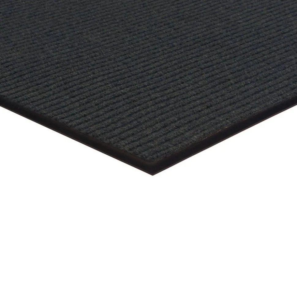 Tough Rib Floor Mat, 3' x 4', Charcoal