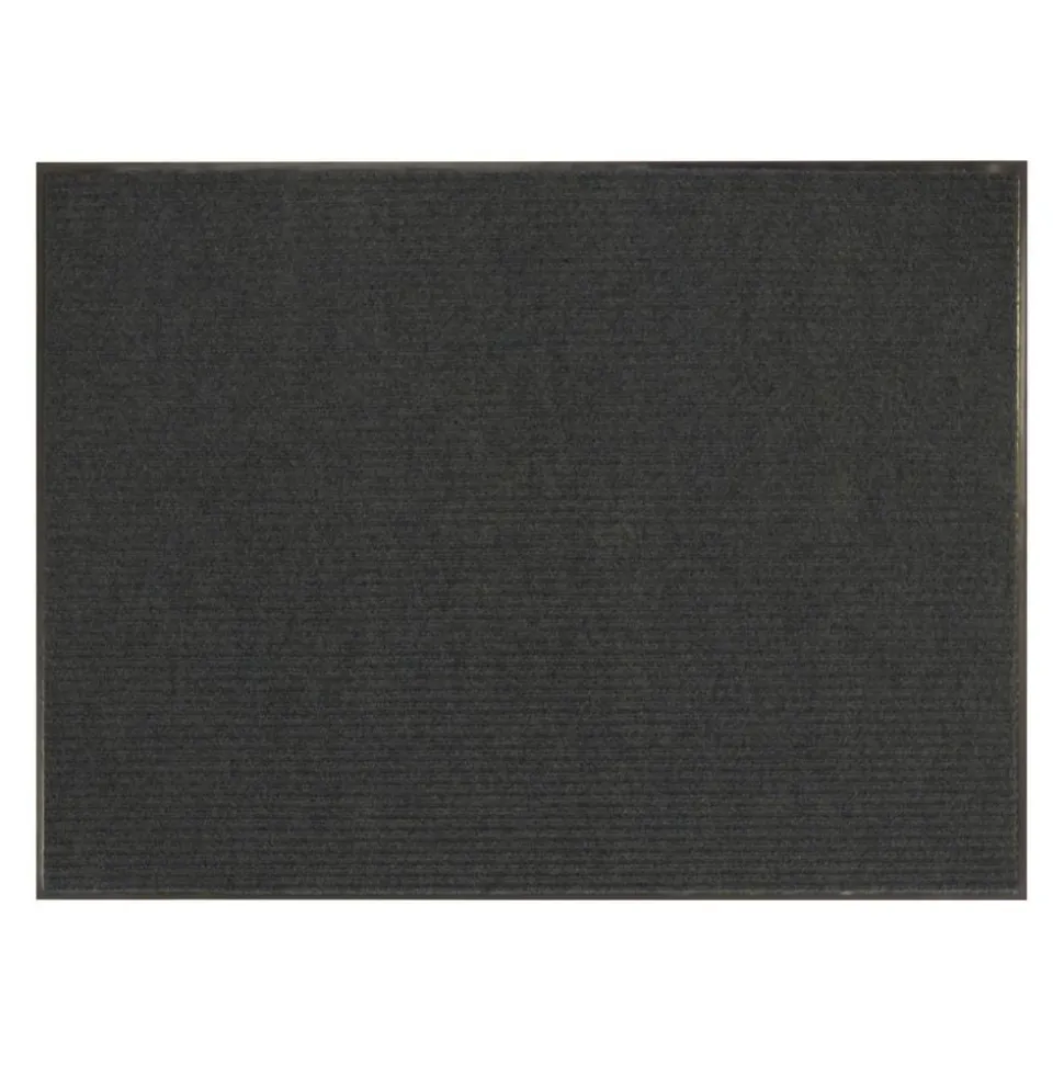 Tough Rib Floor Mat, 3' x 4', Charcoal