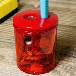TPG Creations Eisen Pencil Sharpeners, Two-Hole, 1.5 x 1.75, Assorted Colors, 12/Pack