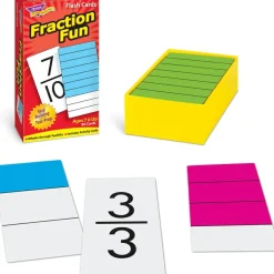 Trend Fraction Fun Flash Cards