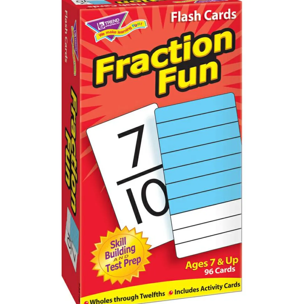 Trend Fraction Fun Flash Cards