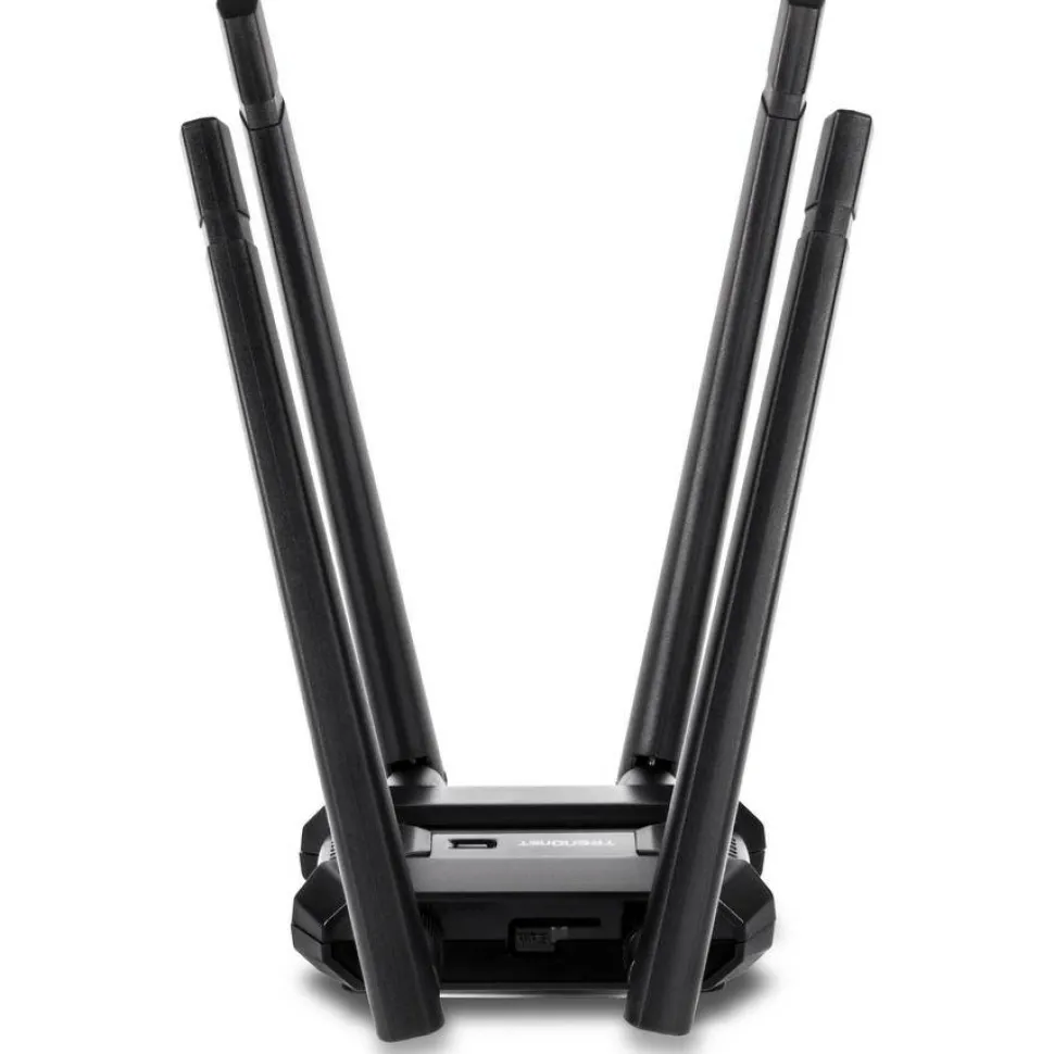 TRENDnet AC1900 High Power Dual Band Wireless USB Adapter, TEW-809UB, Stream 4K HD Video, Windows-Mac OS Compatible, USB 3.0 to USB Type A, Black