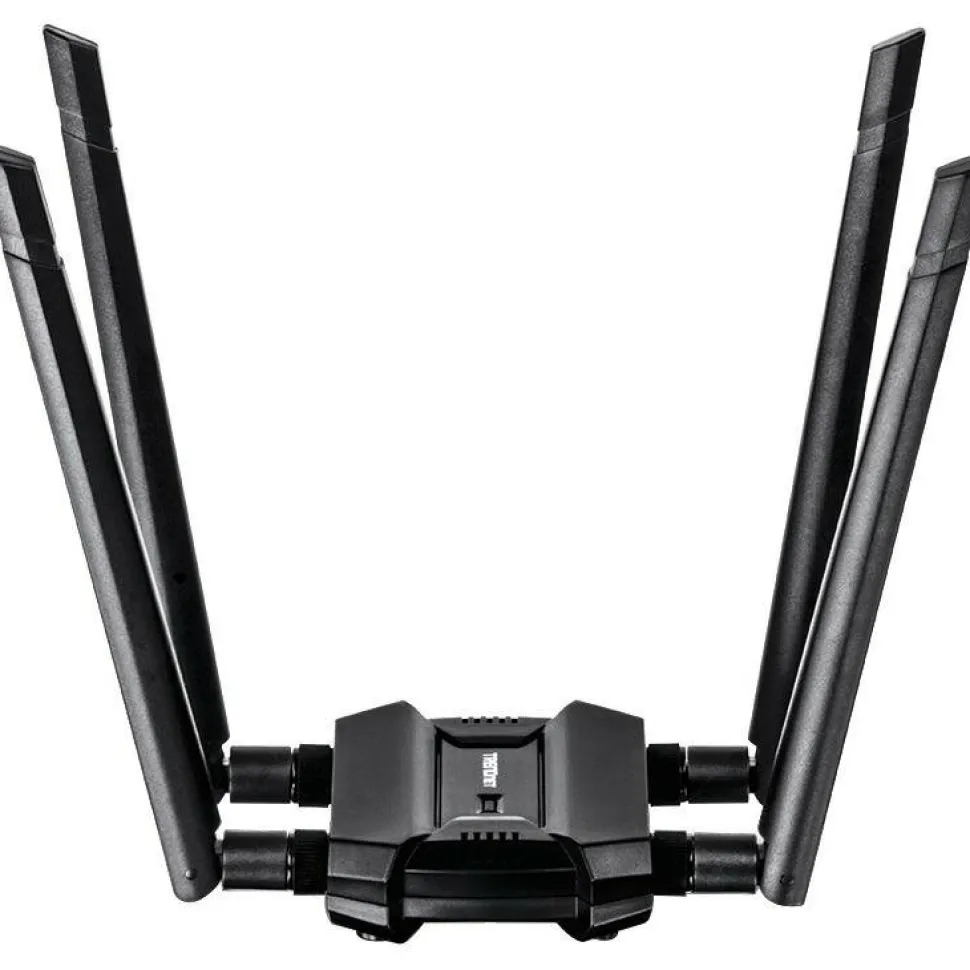 TRENDnet AC1900 High Power Dual Band Wireless USB Adapter, TEW-809UB, Stream 4K HD Video, Windows-Mac OS Compatible, USB 3.0 to USB Type A, Black