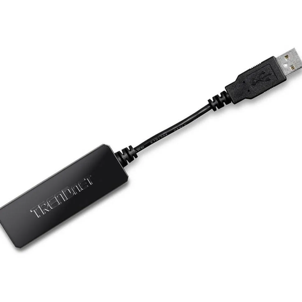 TRENDnet USB 2.0 to Fast Ethernet Adapter, Supports Windows And Mac OS, ASIX AX88772A Chipset, Backwards Compatible With USB 1.0 And 1.0, Full Duplex 200 Mbps Ethernet Speeds, Black, TU2-ET100