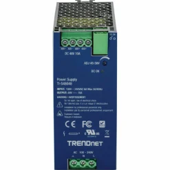 TRENDnet 480W, 48V DC, 10A AC to DC DIN-Rail Power Supply with PFC Function, TI-S48048