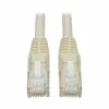 Tripp Lite by Eaton Cat6 Gigabit Snagless Molded (UTP) Ethernet Cable (RJ45 M/M) PoE White 3 ft. (0.91 m)