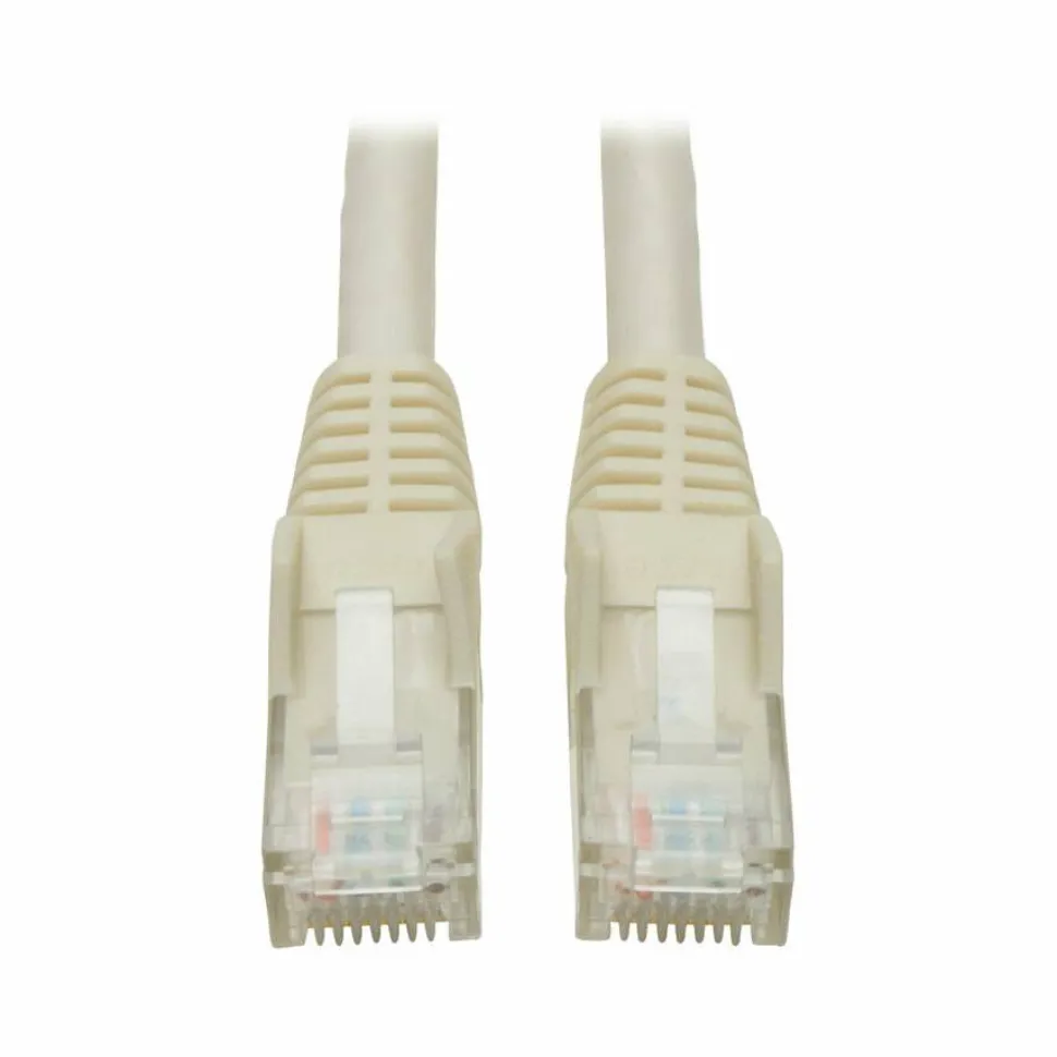 Tripp Lite by Eaton Cat6 Gigabit Snagless Molded (UTP) Ethernet Cable (RJ45 M/M) PoE White 3 ft. (0.91 m)