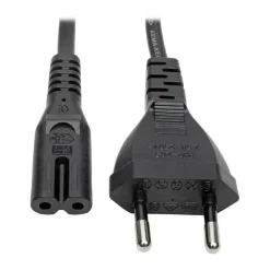 Tripp Lite by Eaton European Computer Power Cord C7 to Schuko 2.5A 250V 18 AWG 6 ft. (1.83 m) Black