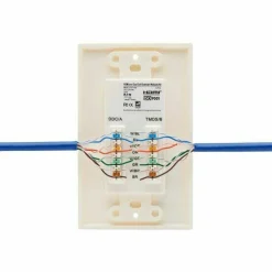Tripp Lite by Eaton HDMI over Dual Cat5/Cat6 Extender Wall Plate Kit with Transmitter and Receiver TAA