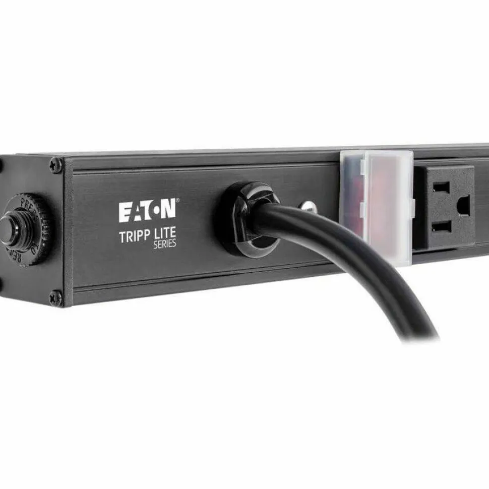 Tripp Lite by Eaton 8-Outlet Vertical Power Strip 120V 15A NEMA 5-15P 15 ft. (4.57 m) Cord 24 in. Black Housing