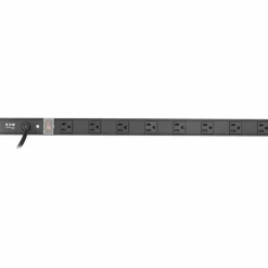 Tripp Lite by Eaton 8-Outlet Vertical Power Strip 120V 15A NEMA 5-15P 15 ft. (4.57 m) Cord 24 in. Black Housing
