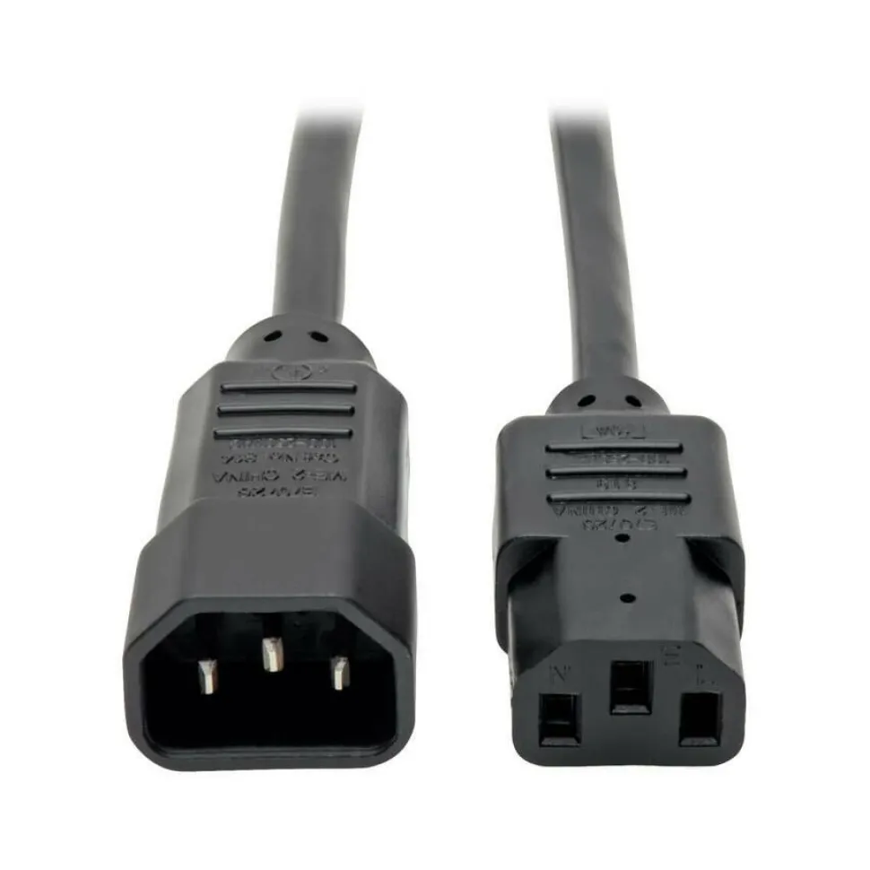 Tripp Lite by Eaton PDU Power Cord C13 to C14 - 10A 250V 18 AWG 3 ft. (0.91 m) Black