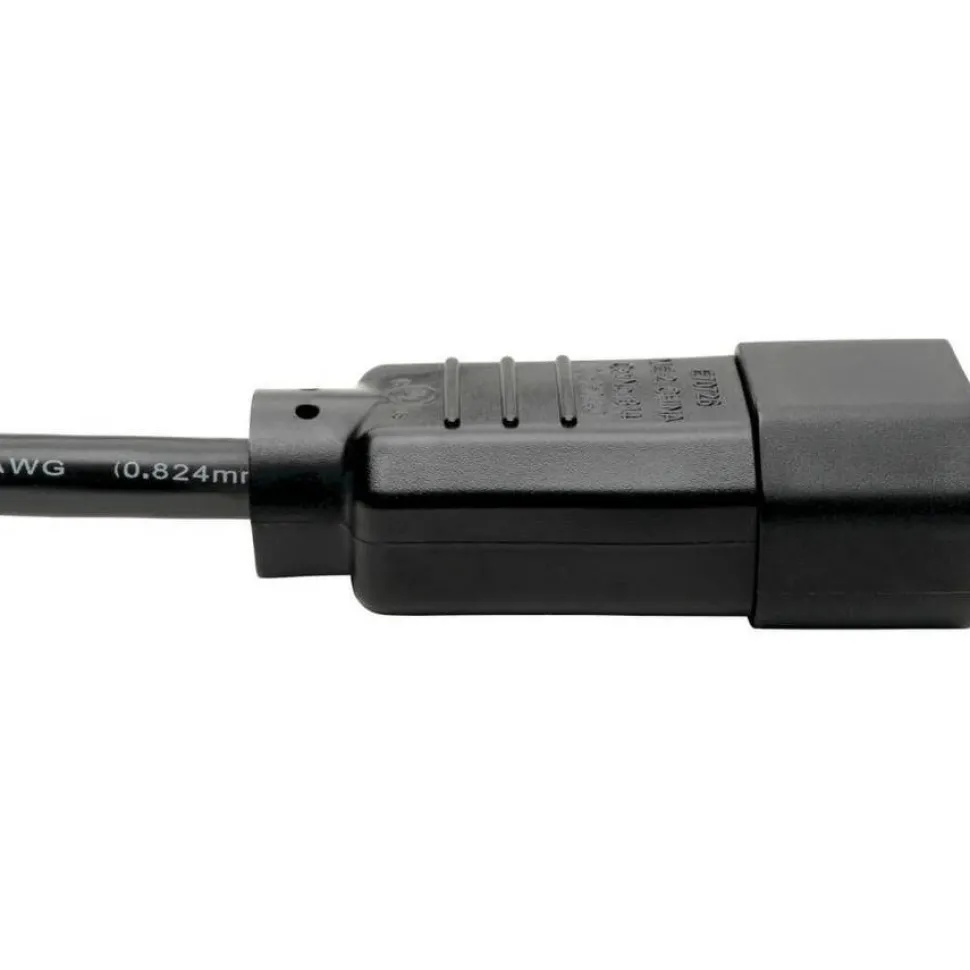 Tripp Lite by Eaton PDU Power Cord C13 to C14 - 10A 250V 18 AWG 8 ft. (2.43 m) Black