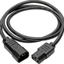 Tripp Lite by Eaton PDU Power Cord C13 to C14 - 13A 250V 16 AWG 4 ft. (1.22 m) Black